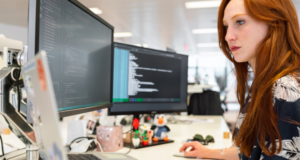 writing code