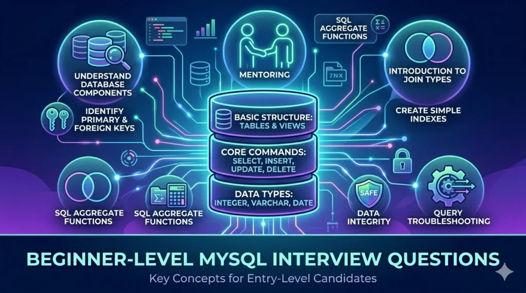 Beginner‑level MySQL interview question