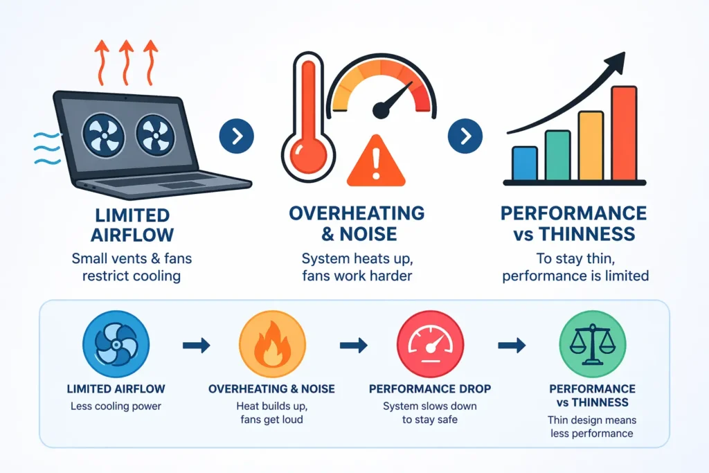 Thermal Limits in Laptops