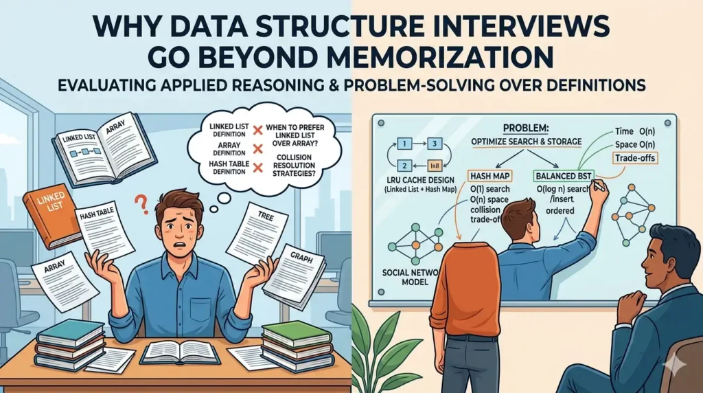 Why Data Structure Interviews Go Beyond Memorisation Why Data Structure Interviews Go Beyond Memorisation