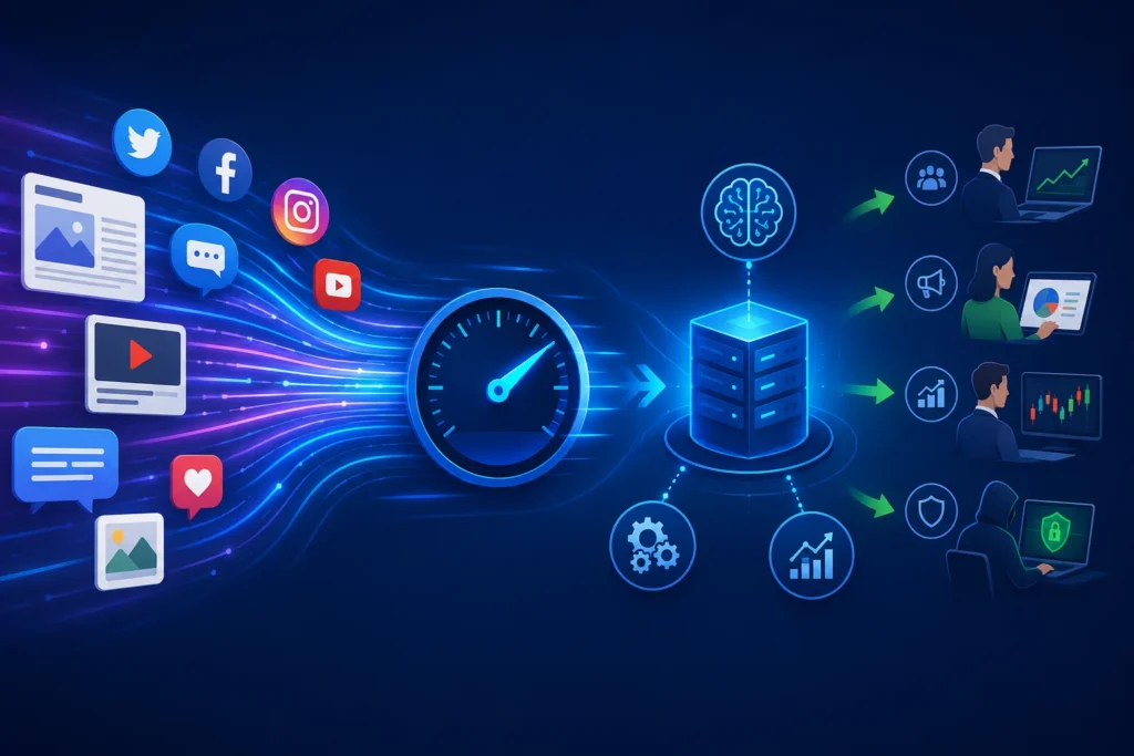 The need for high-speed data intelligence.