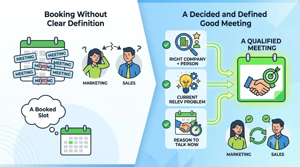 1. Decide What a Good Meeting Looks Like Before You Try to Book More