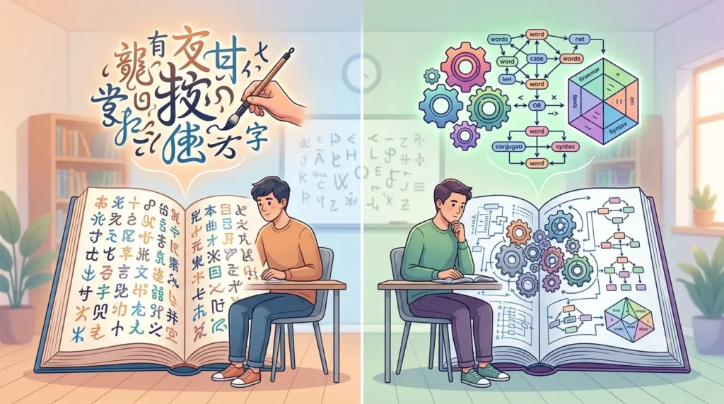 Hardest Language vs. Hardest Writing System
