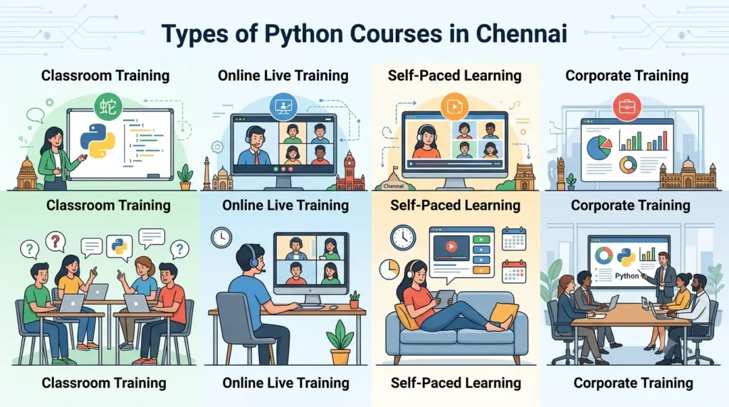 Types of Python Courses Available in Chennai