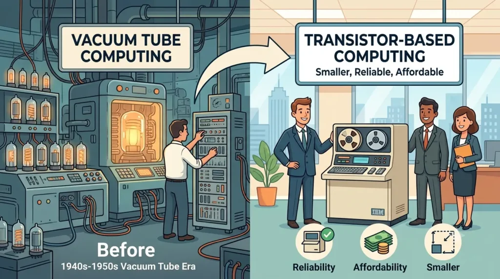 Transition to Transistor-Based Computing