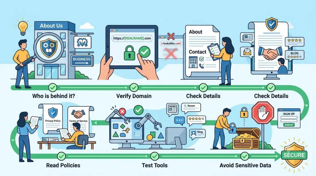 How to Verify an AI Website Before Using It