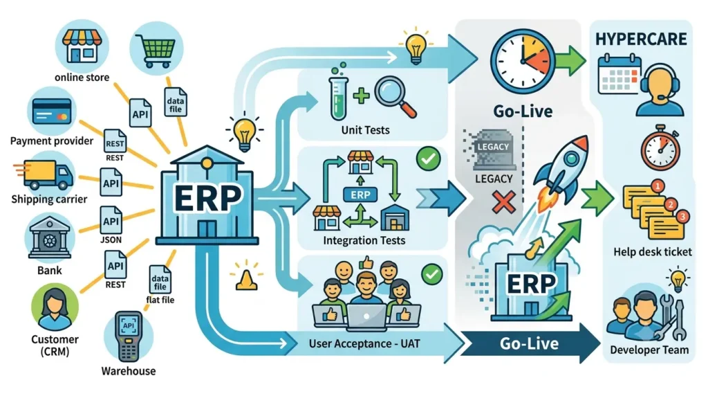 Integrations, Testing, and Go-Live Weekend